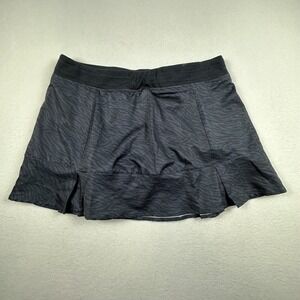 Tasc Performance Skort Womens Medium Black Camo Skirt Lined Hiking Outdoors